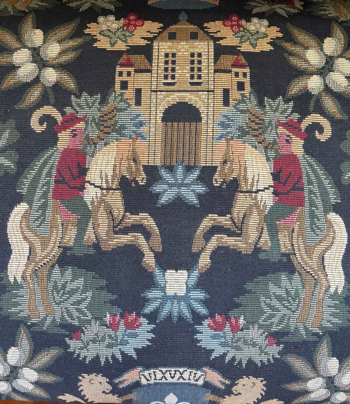 Antique Tapestry Settee